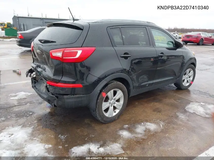 KNDPB3A22D7410340 2013 Kia Sportage Lx