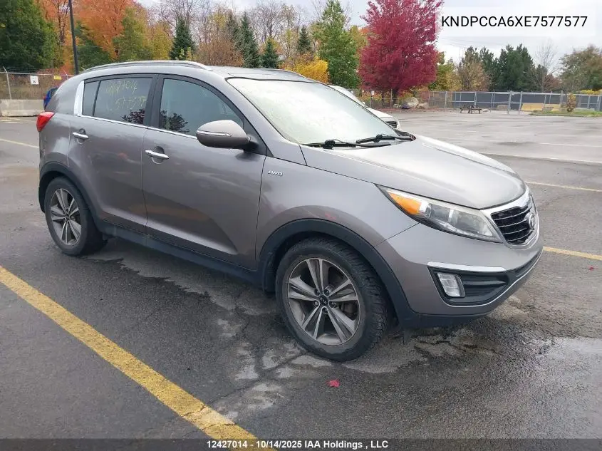 KNDPCCA6XE7577577 2014 Kia Sportage Sx