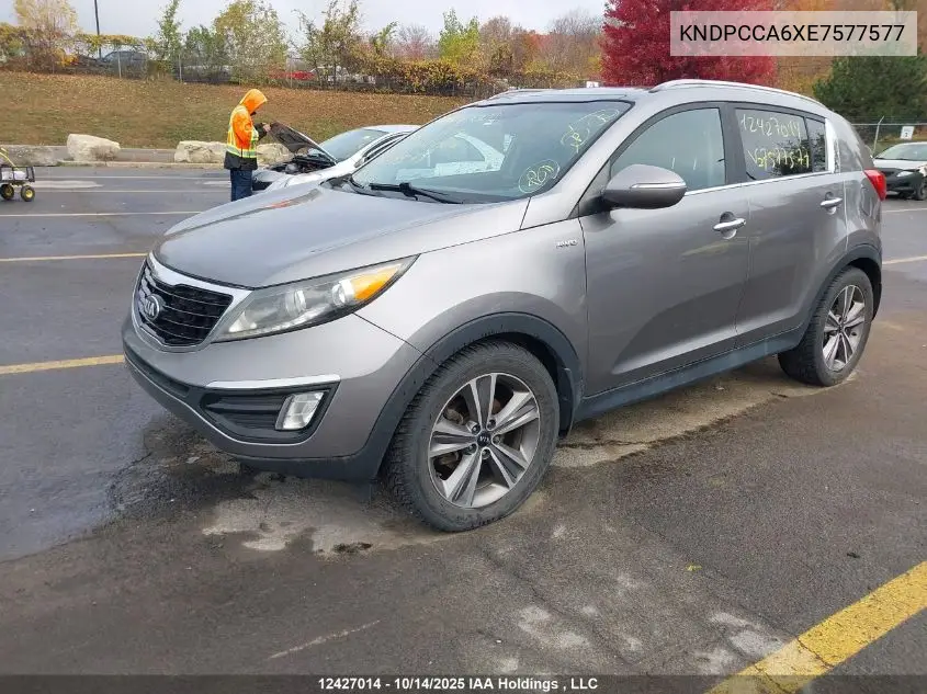 KNDPCCA6XE7577577 2014 Kia Sportage Sx