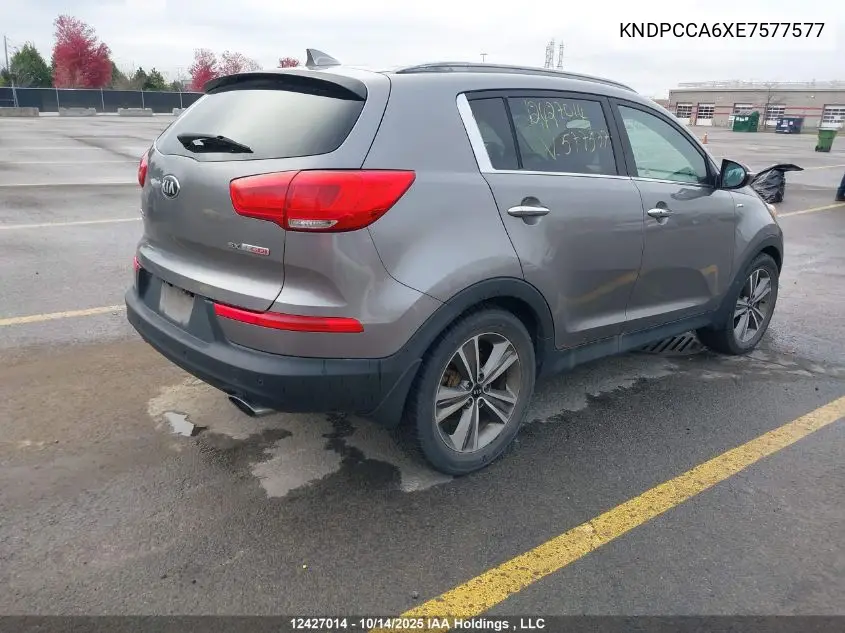 KNDPCCA6XE7577577 2014 Kia Sportage Sx
