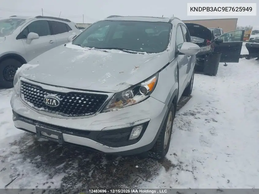KNDPB3AC9E7625949 2014 Kia Sportage Lx