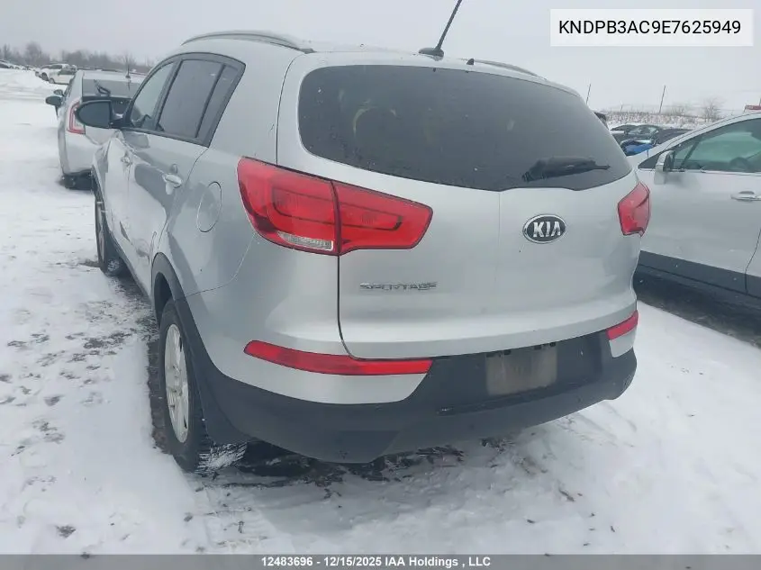 KNDPB3AC9E7625949 2014 Kia Sportage Lx