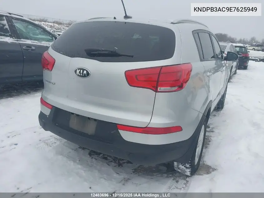 KNDPB3AC9E7625949 2014 Kia Sportage Lx