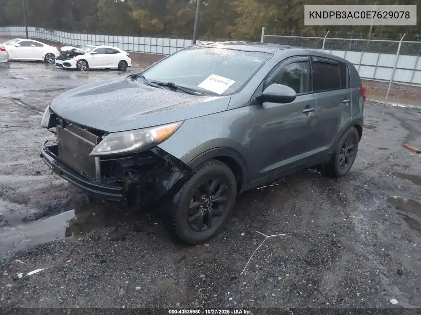 KNDPB3AC0E7629078 2014 Kia Sportage Lx