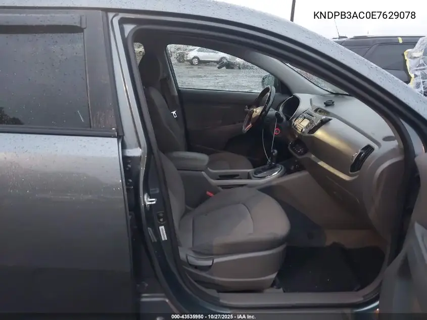 KNDPB3AC0E7629078 2014 Kia Sportage Lx