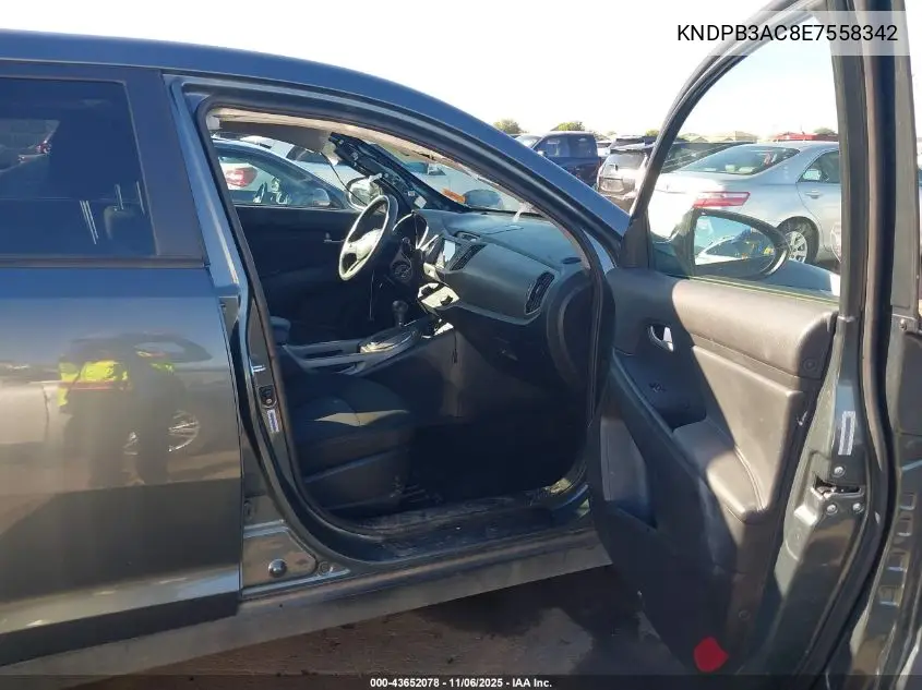 KNDPB3AC8E7558342 2014 Kia Sportage Lx