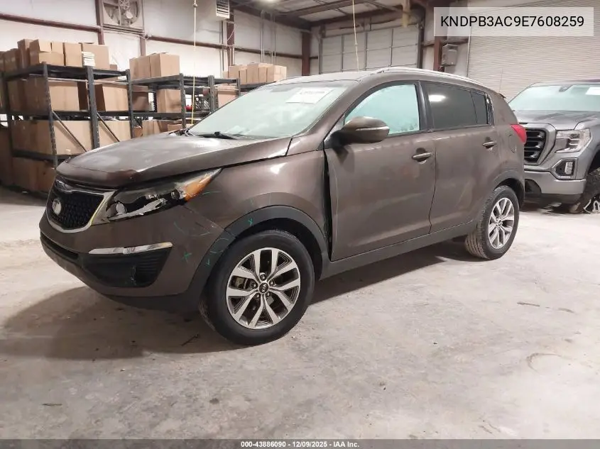 KNDPB3AC9E7608259 2014 Kia Sportage Lx