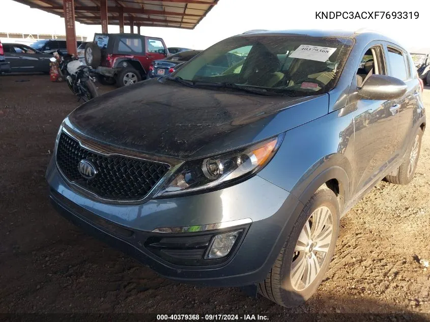 2015 Kia Sportage Ex VIN: KNDPC3ACXF7693319 Lot: 40379368