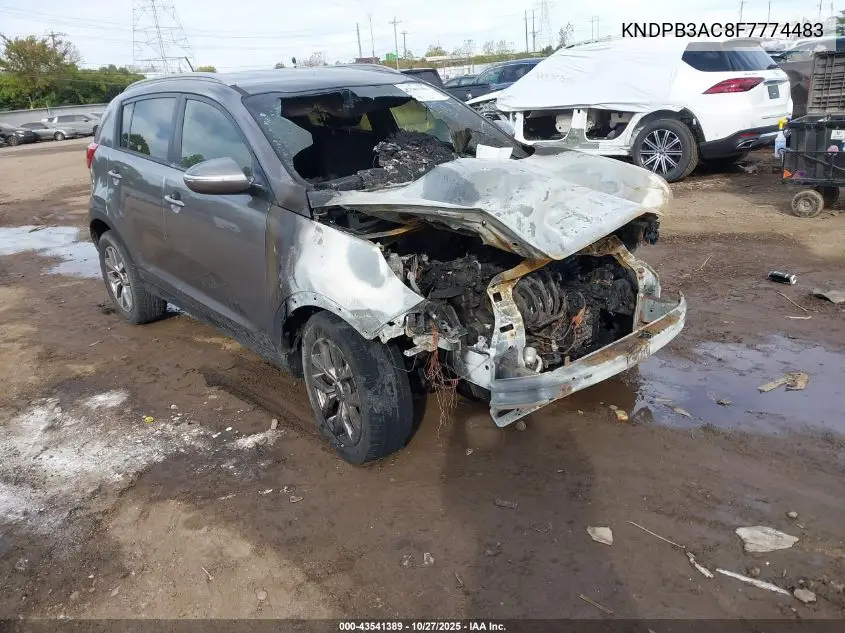 KNDPB3AC8F7774483 2015 Kia Sportage Lx