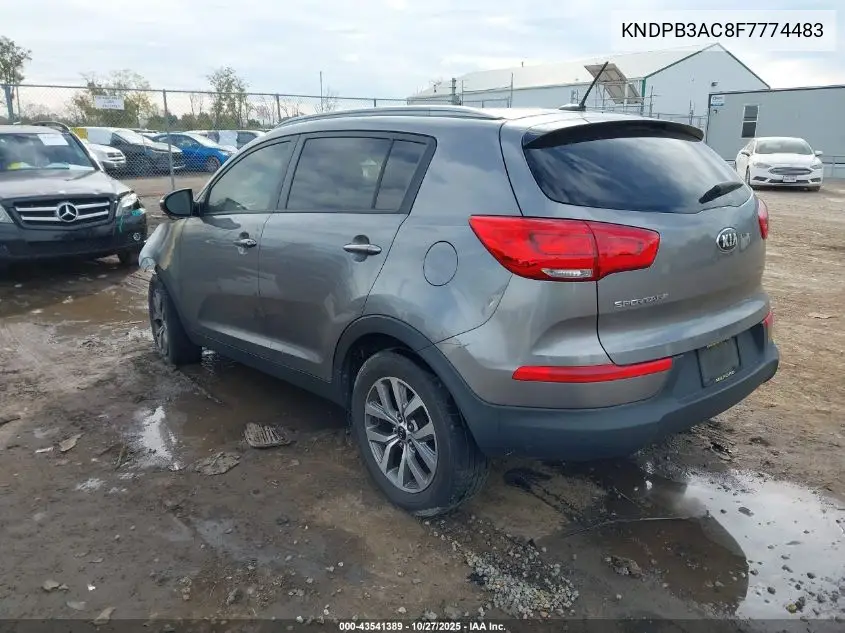 KNDPB3AC8F7774483 2015 Kia Sportage Lx