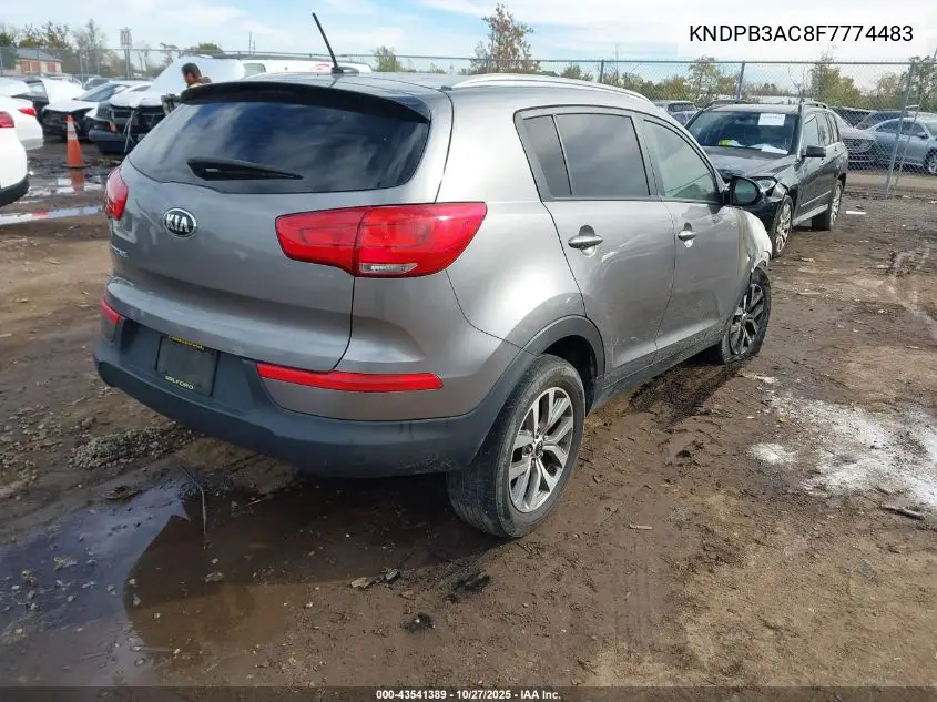 KNDPB3AC8F7774483 2015 Kia Sportage Lx