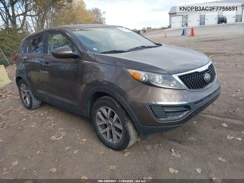 KNDPB3AC2F7756691 2015 Kia Sportage Lx