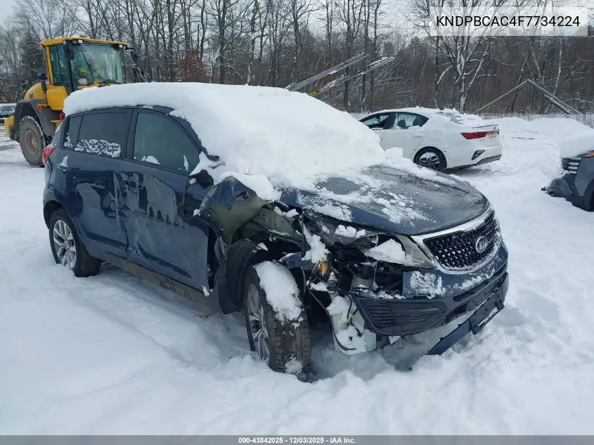 KNDPBCAC4F7734224 2015 Kia Sportage Lx