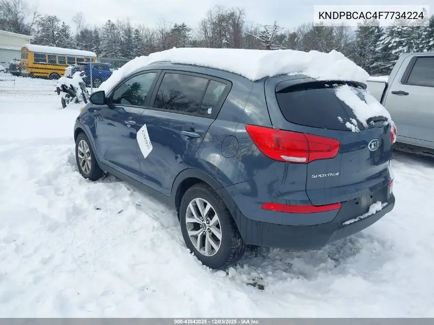 KNDPBCAC4F7734224 2015 Kia Sportage Lx