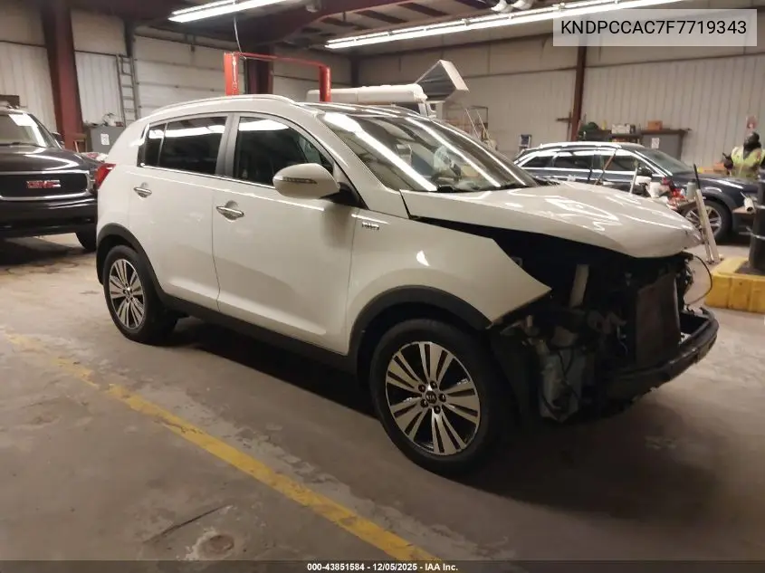 KNDPCCAC7F7719343 2015 Kia Sportage Ex