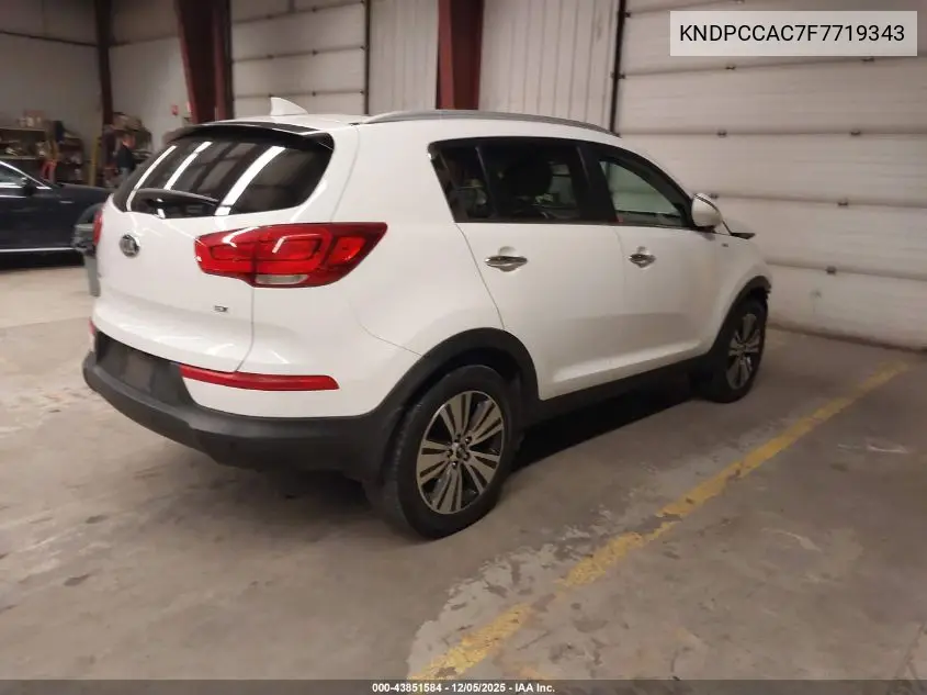 KNDPCCAC7F7719343 2015 Kia Sportage Ex