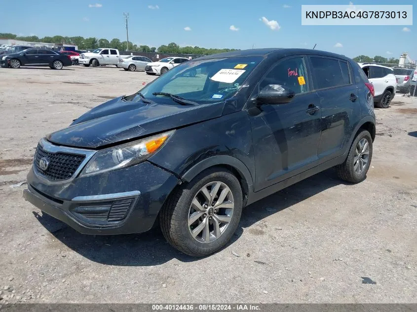 2016 Kia Sportage Lx VIN: KNDPB3AC4G7873013 Lot: 40124436