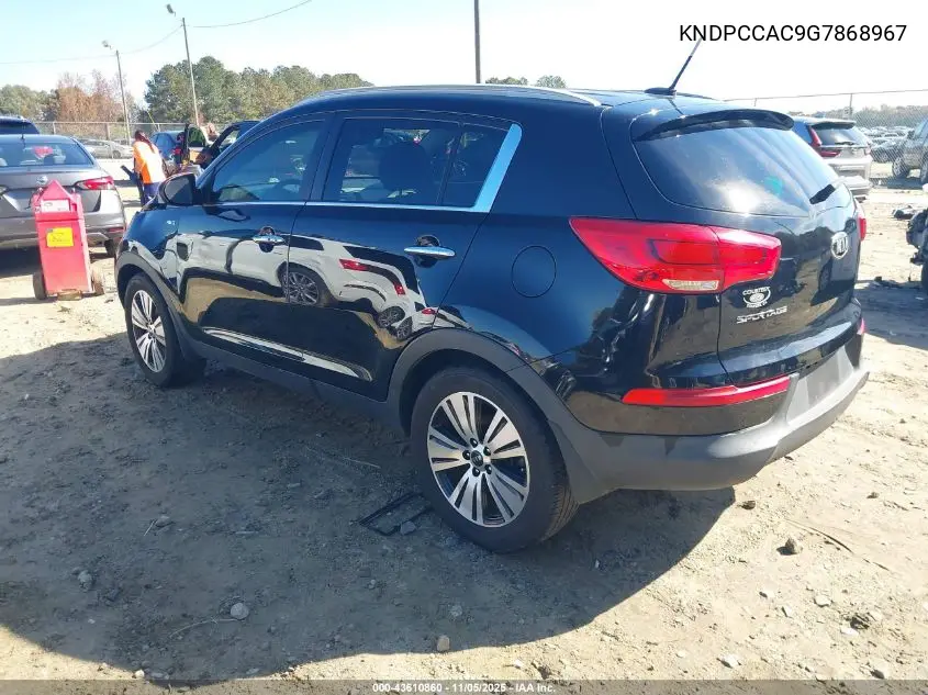 KNDPCCAC9G7868967 2016 Kia Sportage Ex