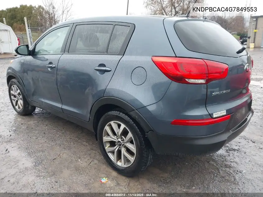 KNDPBCAC4G7849553 2016 Kia Sportage Lx