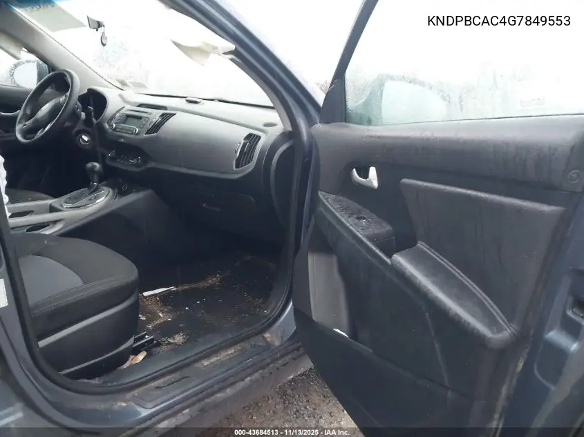 KNDPBCAC4G7849553 2016 Kia Sportage Lx