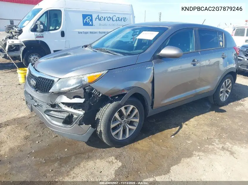 KNDPBCAC2G7879246 2016 Kia Sportage Lx