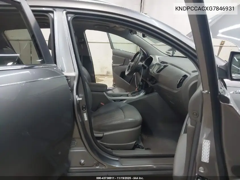 KNDPCCACXG7846931 2016 Kia Sportage Ex