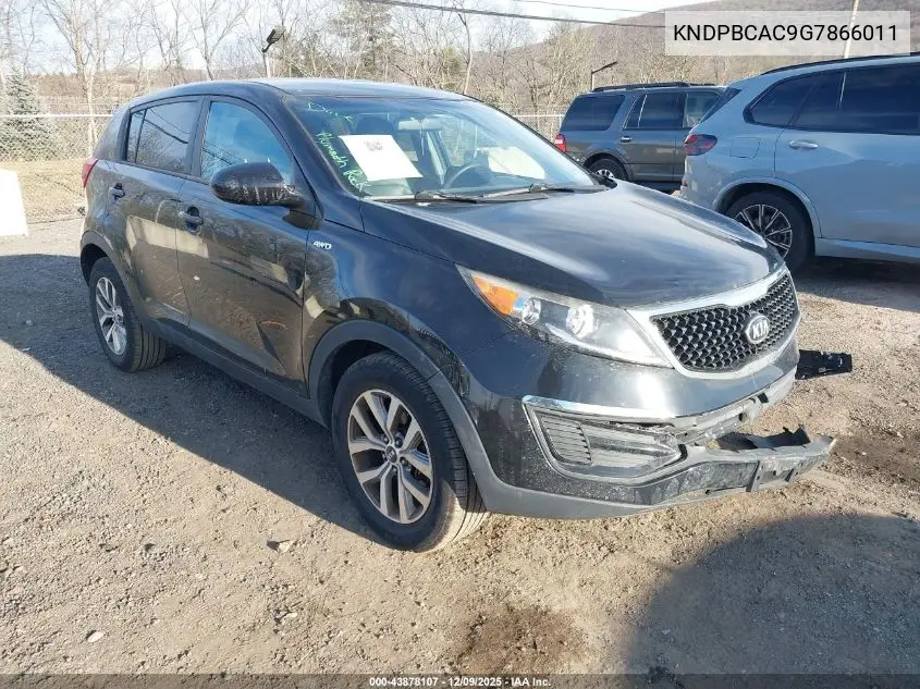 KNDPBCAC9G7866011 2016 Kia Sportage Lx