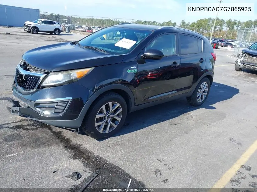 KNDPBCAC7G7865925 2016 Kia Sportage Lx