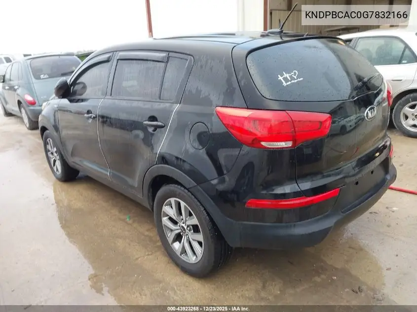 KNDPBCAC0G7832166 2016 Kia Sportage Lx