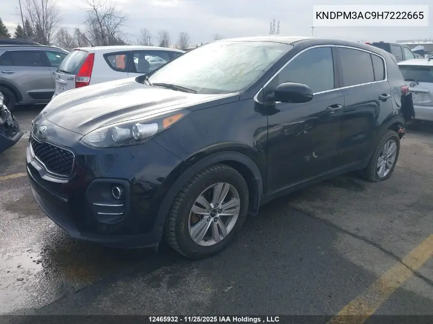 KNDPM3AC9H7222665 2017 Kia Sportage Lx