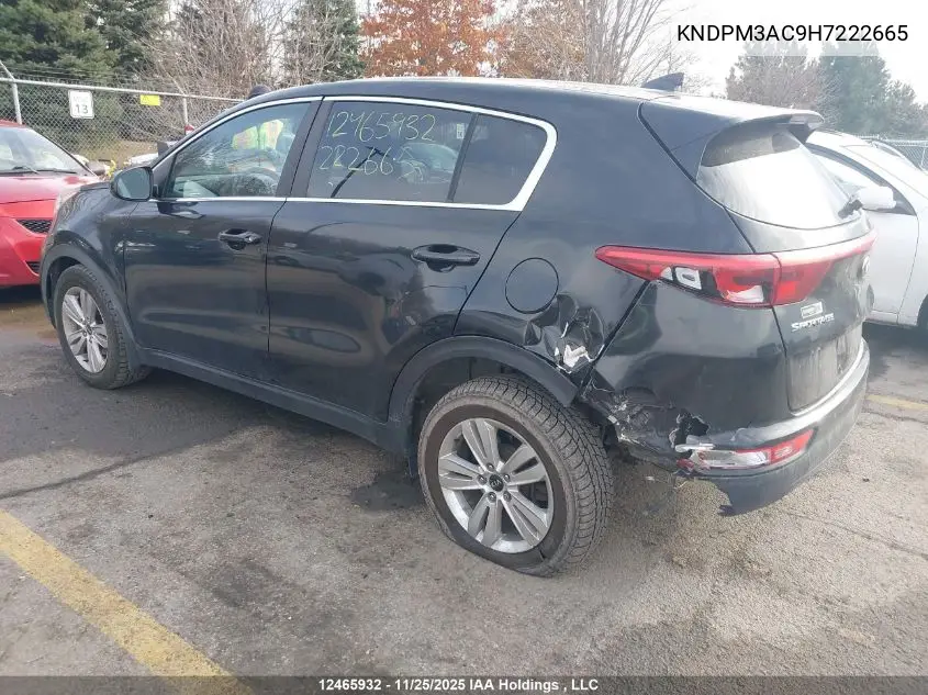 KNDPM3AC9H7222665 2017 Kia Sportage Lx