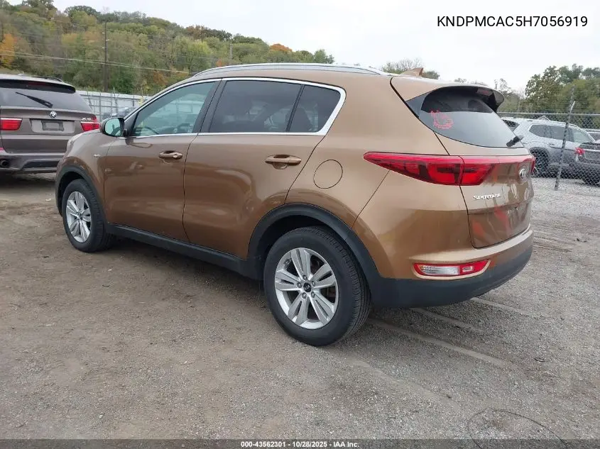 KNDPMCAC5H7056919 2017 Kia Sportage Lx