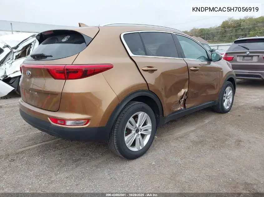 KNDPMCAC5H7056919 2017 Kia Sportage Lx