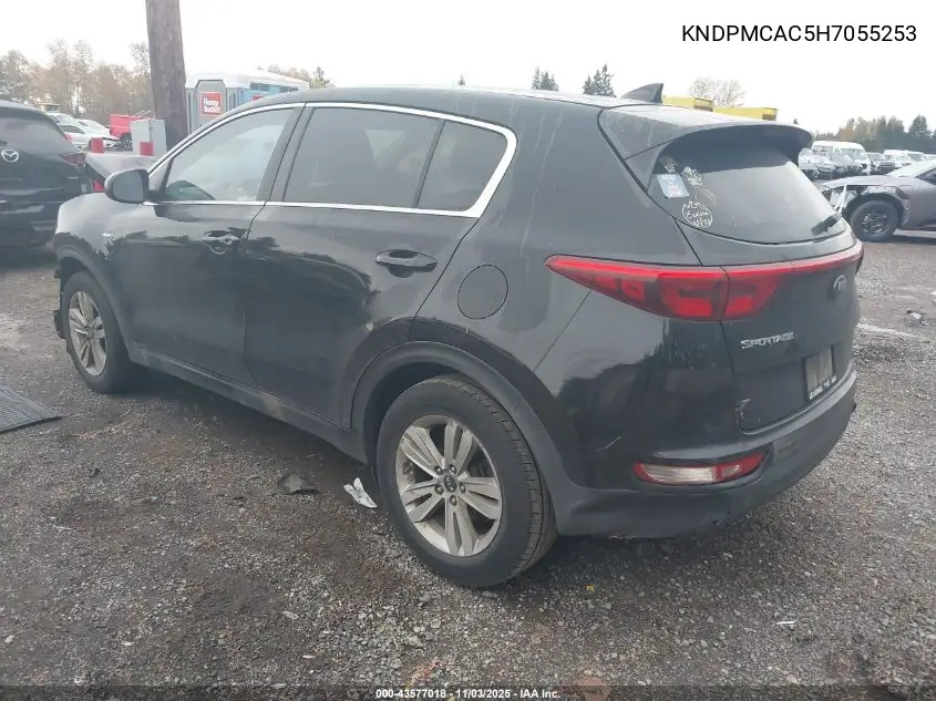 KNDPMCAC5H7055253 2017 Kia Sportage Lx