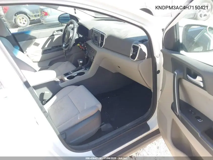 KNDPM3AC4H7150421 2017 Kia Sportage Lx