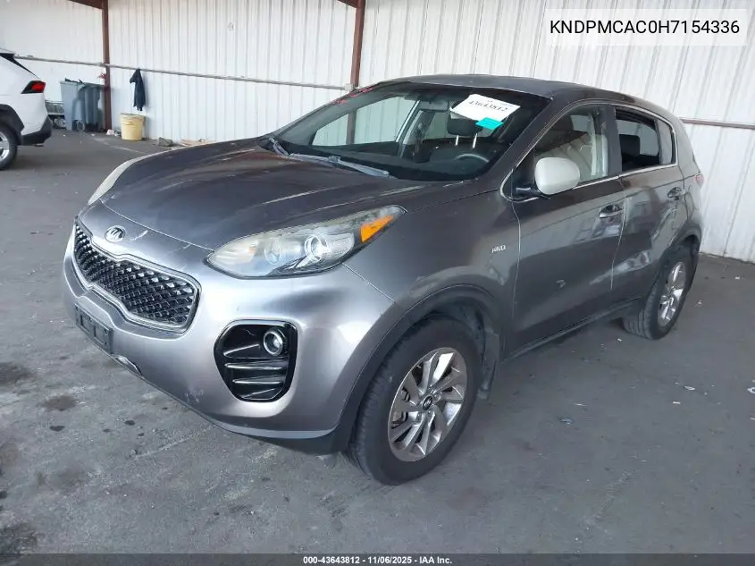 KNDPMCAC0H7154336 2017 Kia Sportage Lx