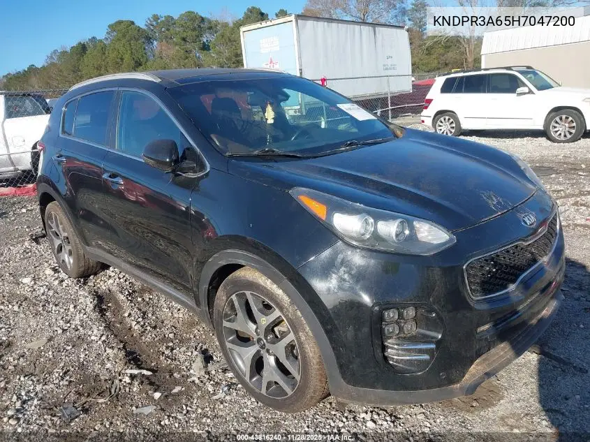KNDPR3A65H7047200 2017 Kia Sportage Sx Turbo