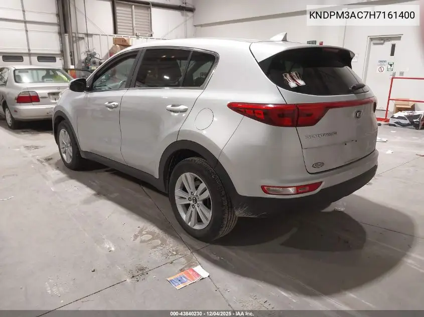 KNDPM3AC7H7161400 2017 Kia Sportage Lx