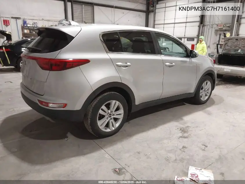 KNDPM3AC7H7161400 2017 Kia Sportage Lx