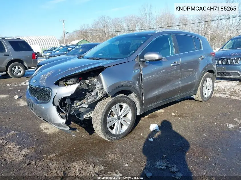 KNDPMCAC4H7185265 2017 Kia Sportage Lx