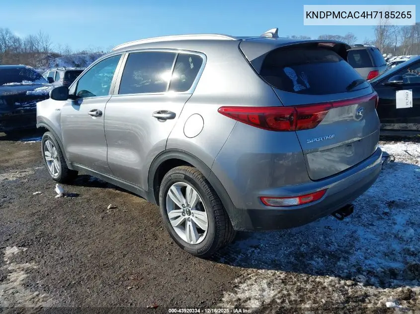 KNDPMCAC4H7185265 2017 Kia Sportage Lx