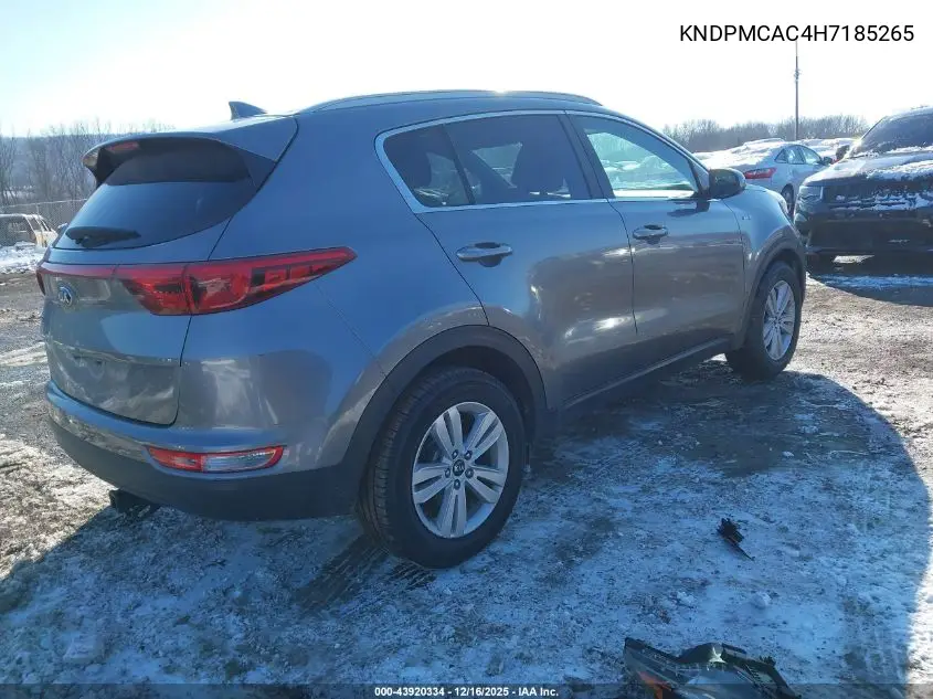 KNDPMCAC4H7185265 2017 Kia Sportage Lx