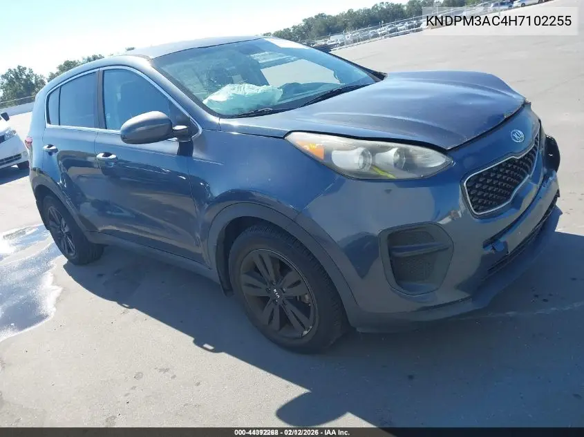 KNDPM3AC4H7102255 2017 Kia Sportage Lx