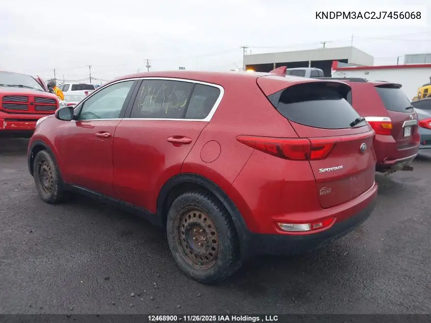 KNDPM3AC2J7456068 2018 Kia Sportage Lx