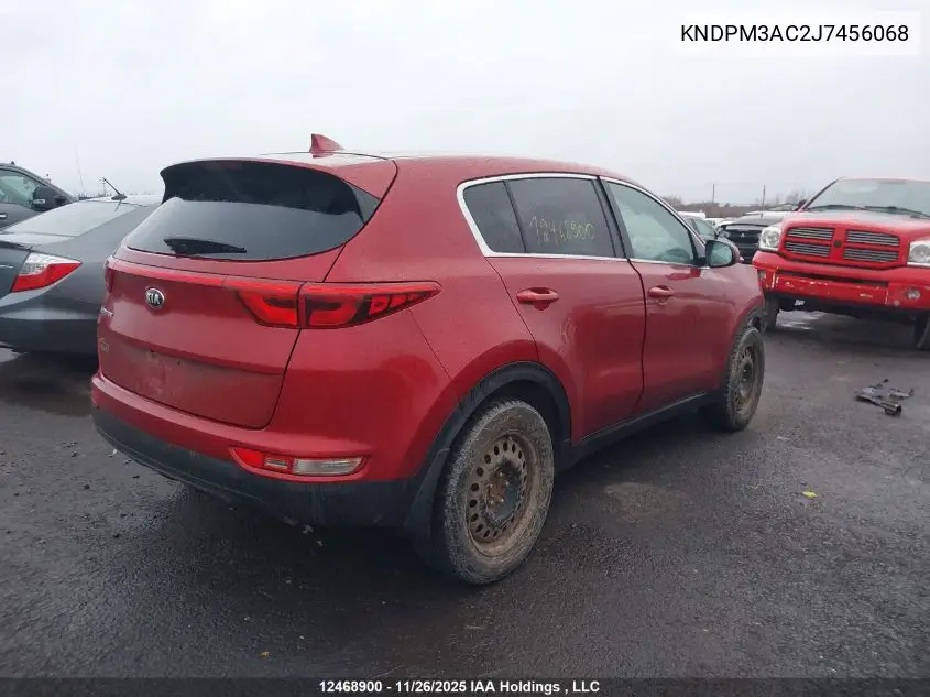 KNDPM3AC2J7456068 2018 Kia Sportage Lx