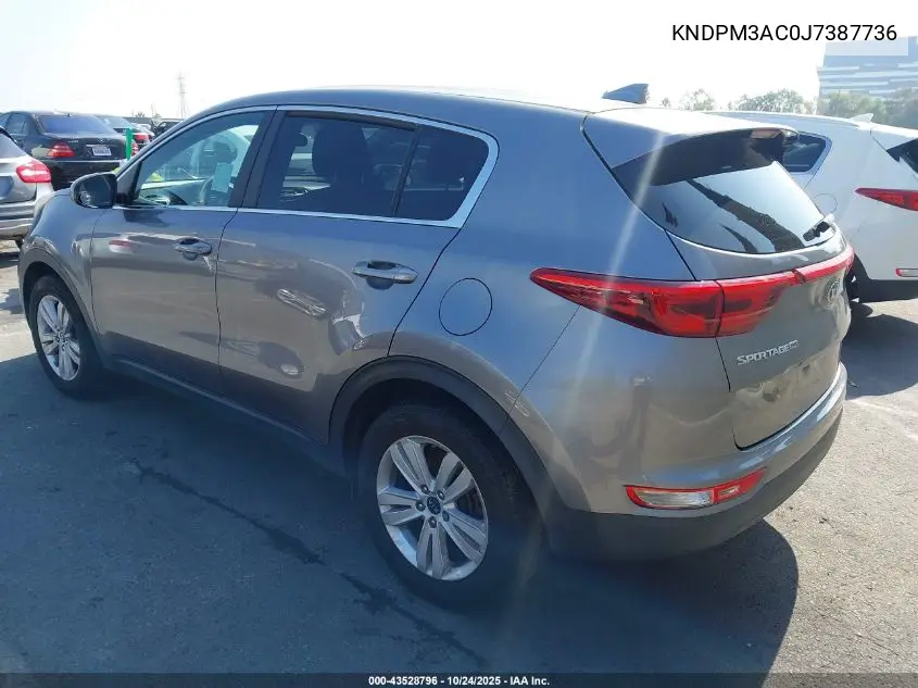 KNDPM3AC0J7387736 2018 Kia Sportage Lx
