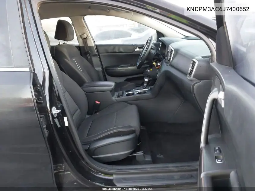 KNDPM3AC6J7400652 2018 Kia Sportage Lx