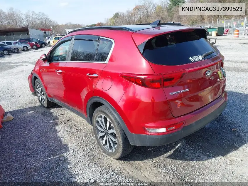 KNDPNCAC3J7399523 2018 Kia Sportage Ex