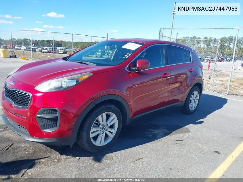 KNDPM3AC2J7447953 2018 Kia Sportage Lx