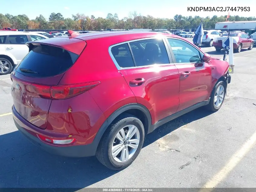 KNDPM3AC2J7447953 2018 Kia Sportage Lx